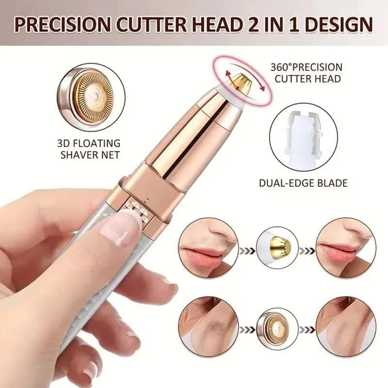 2 In 1 Flawless Facial & Eyebrow Hair Remover