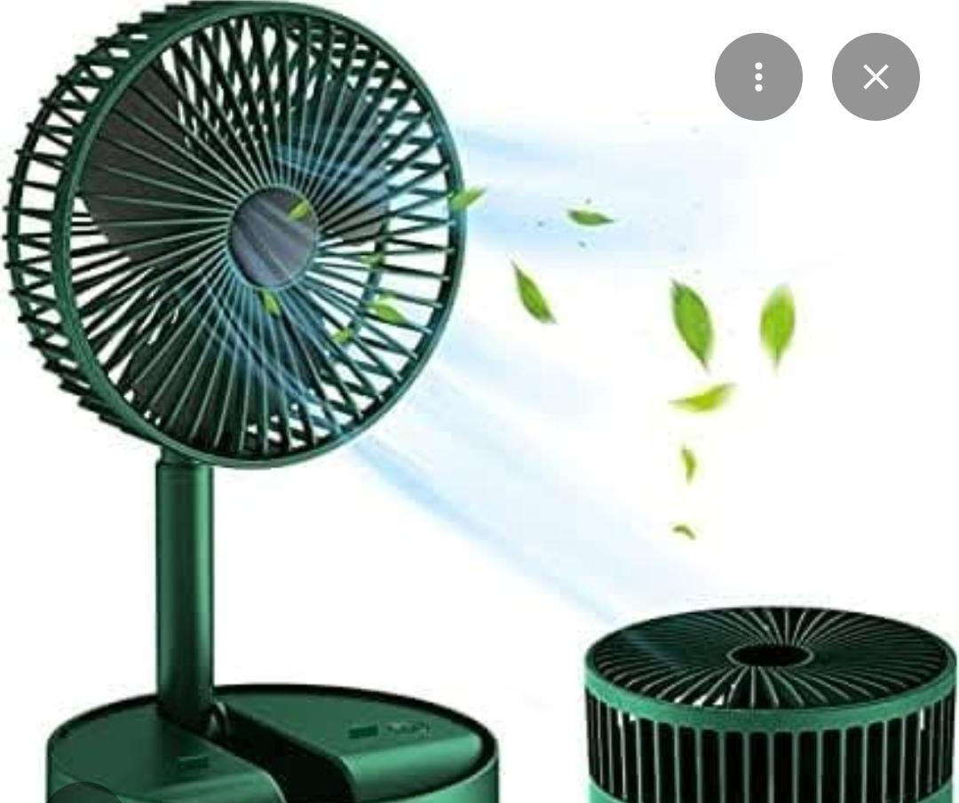 Portable USB Rechargeable Fan | Handheld 3 Speed Strong Wind Electric Small Mini Cooling Fan (random color)