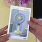 LED Digital Display Rechargeable Mini Fan – Portable USB Handheld Fan with 100-Speed Control, Real-Time Battery Indicator | Random Color