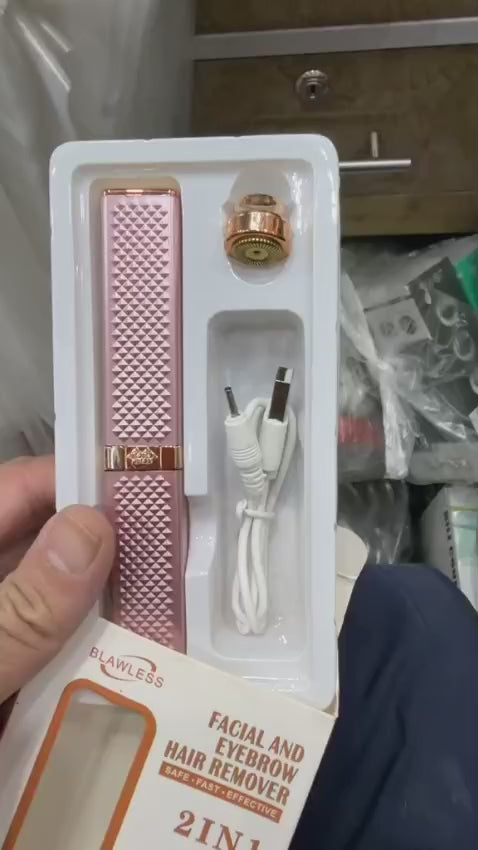 2 In 1 Flawless Facial & Eyebrow Hair Remover