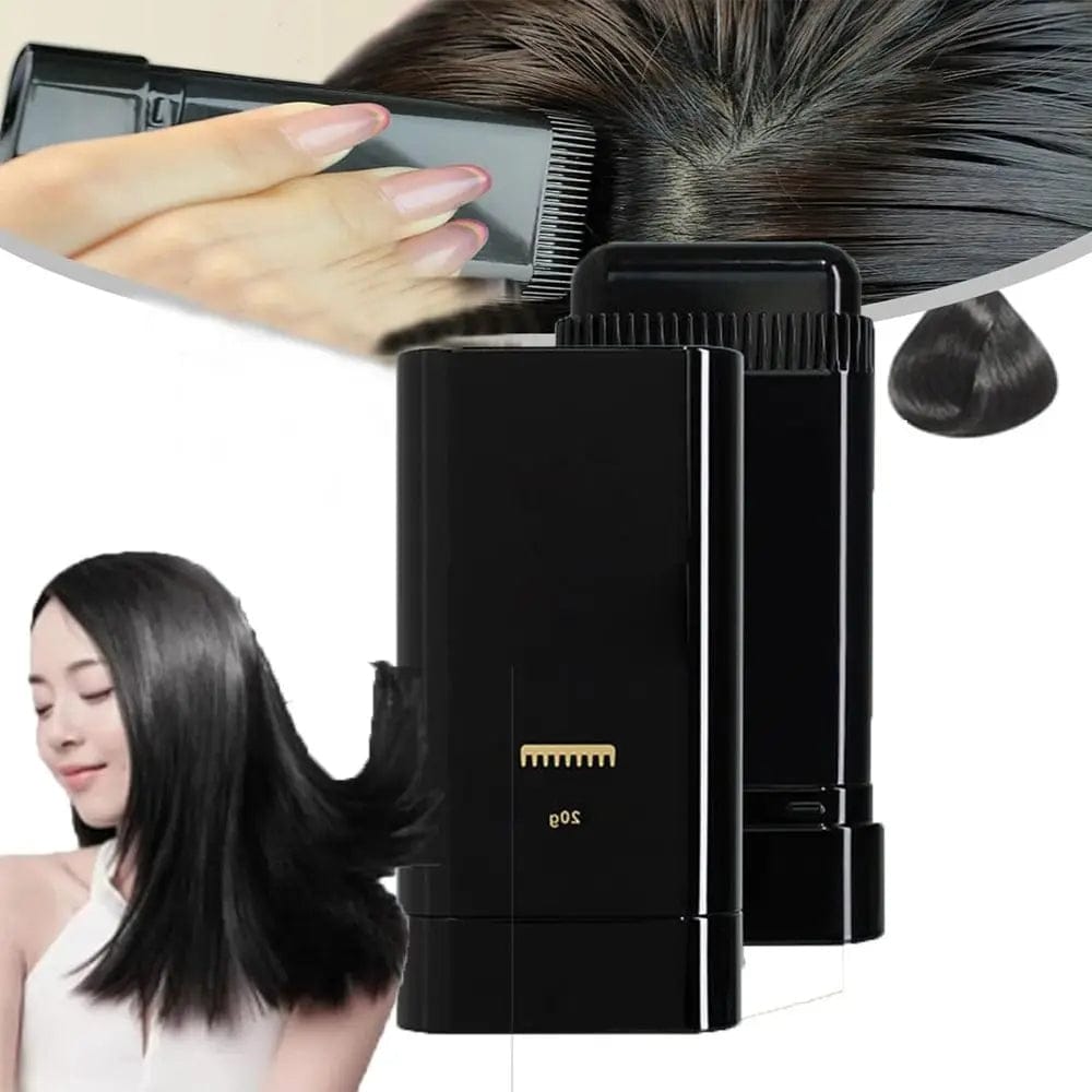 Instant Root Touch-Up Hair Color Comb Stick | Waterproof & Sweatproof Hair Dye Comb |